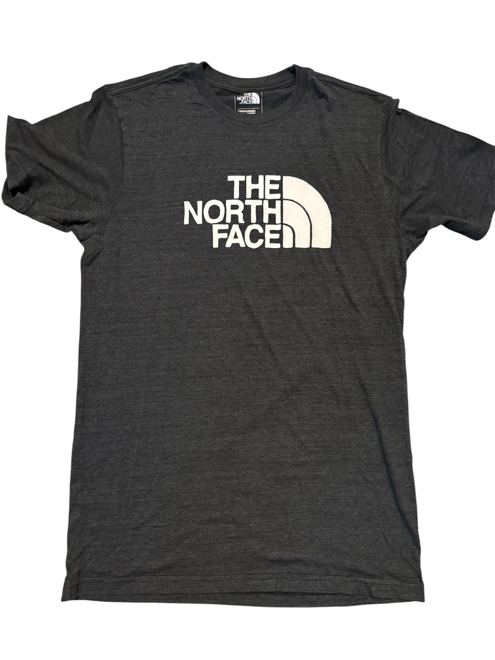 The North Face Black Tee with White Logo